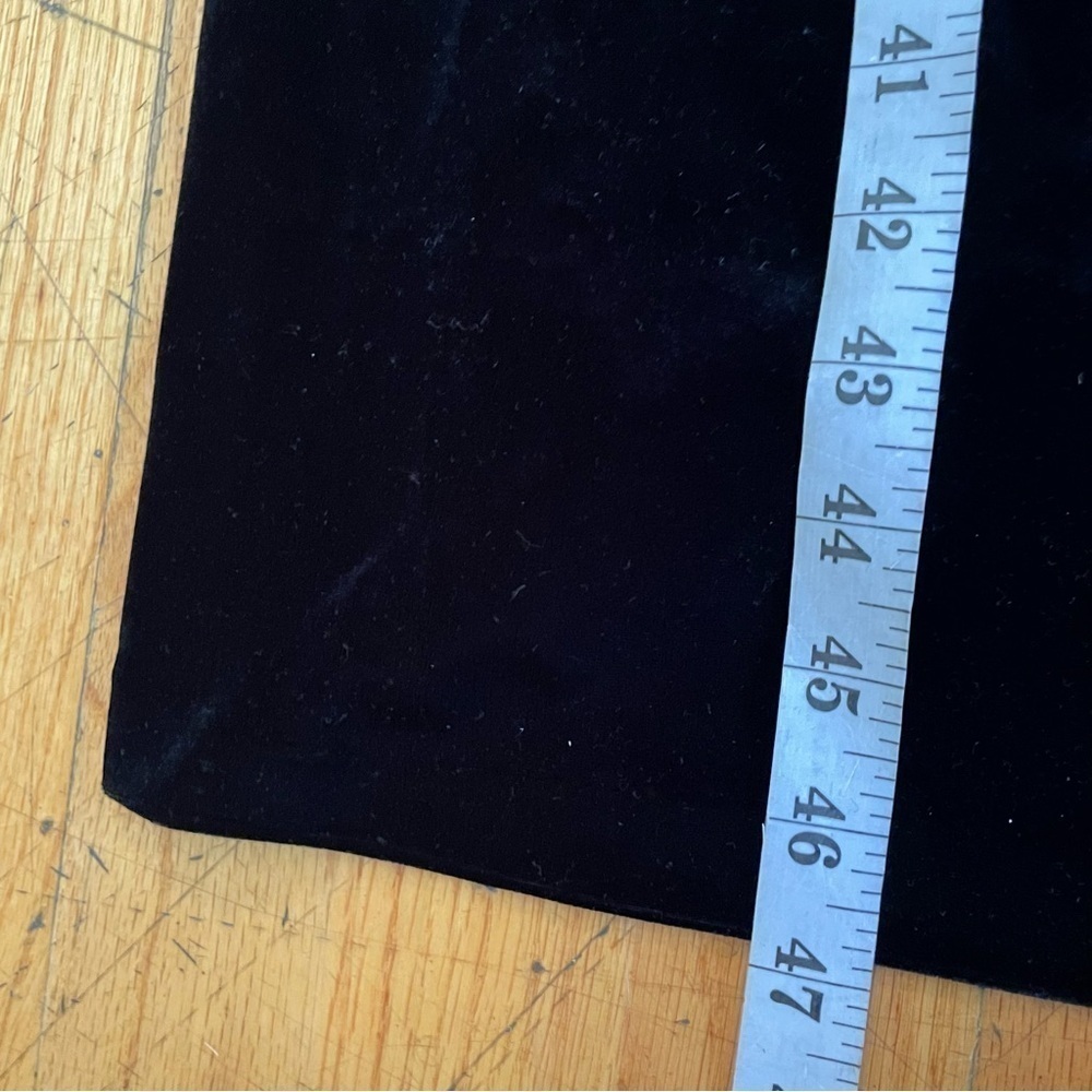 Robbie Bee Black Velvet MIDI Dress Size 8P - Picture 5 of 9